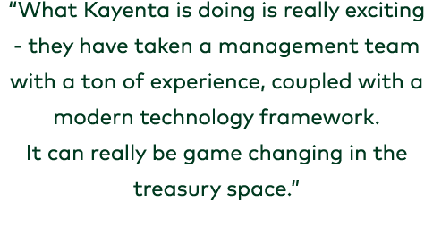 “What Kayenta is doing is really exciting they have taken a management team with a ton of experience, coupled with a ...