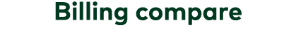 Billing compare